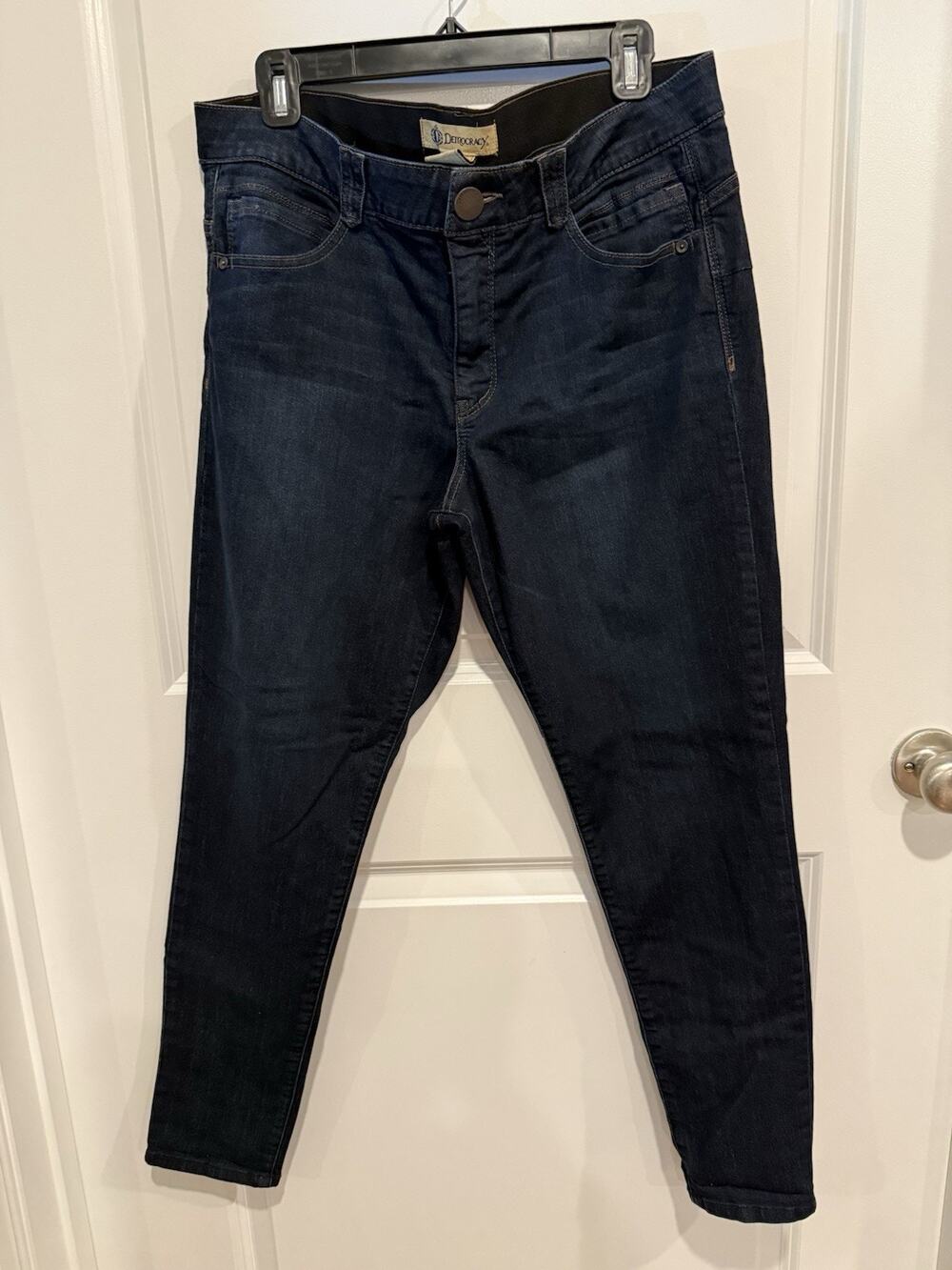Democracy Jeans Women's Dark Wash Size 16 Ab'solution Stretch Ankle